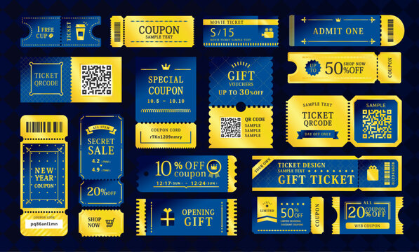 赤系の先着割引きクーポンの無料クーポンテンプレート 6433 - デザインAC