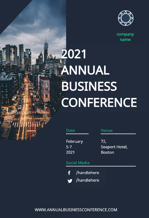 秋のイベント 紅葉と南天の無料ポスターテンプレート 3160 - デザインAC