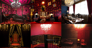 退廃的ゴシックフォトスタジオ palais-des-sorcieres パレ・デ・ソルシエール中世ヨーロッパの”魔女の宮殿”をコンセプトとした退廃的・排他的なコンセプトスタジオ。コスプレ ドール 展示会などの撮影に多く利用されています