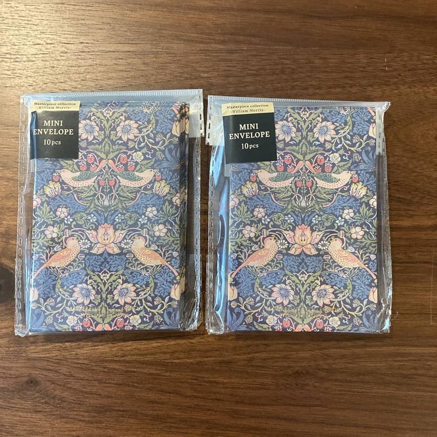 セリア グリーティングカード ウィリアム・モリスワールド 封筒付 2セットの通販 by Ayaka｡◕‿◕｡'s shopラクマ