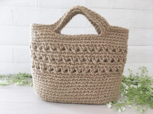 編みやすい麻ひも「クロッシェジュート」～かごバッグ・インテリア小物作り～手芸専門店クラフトハートトーカイのハンドメイド情報メディア