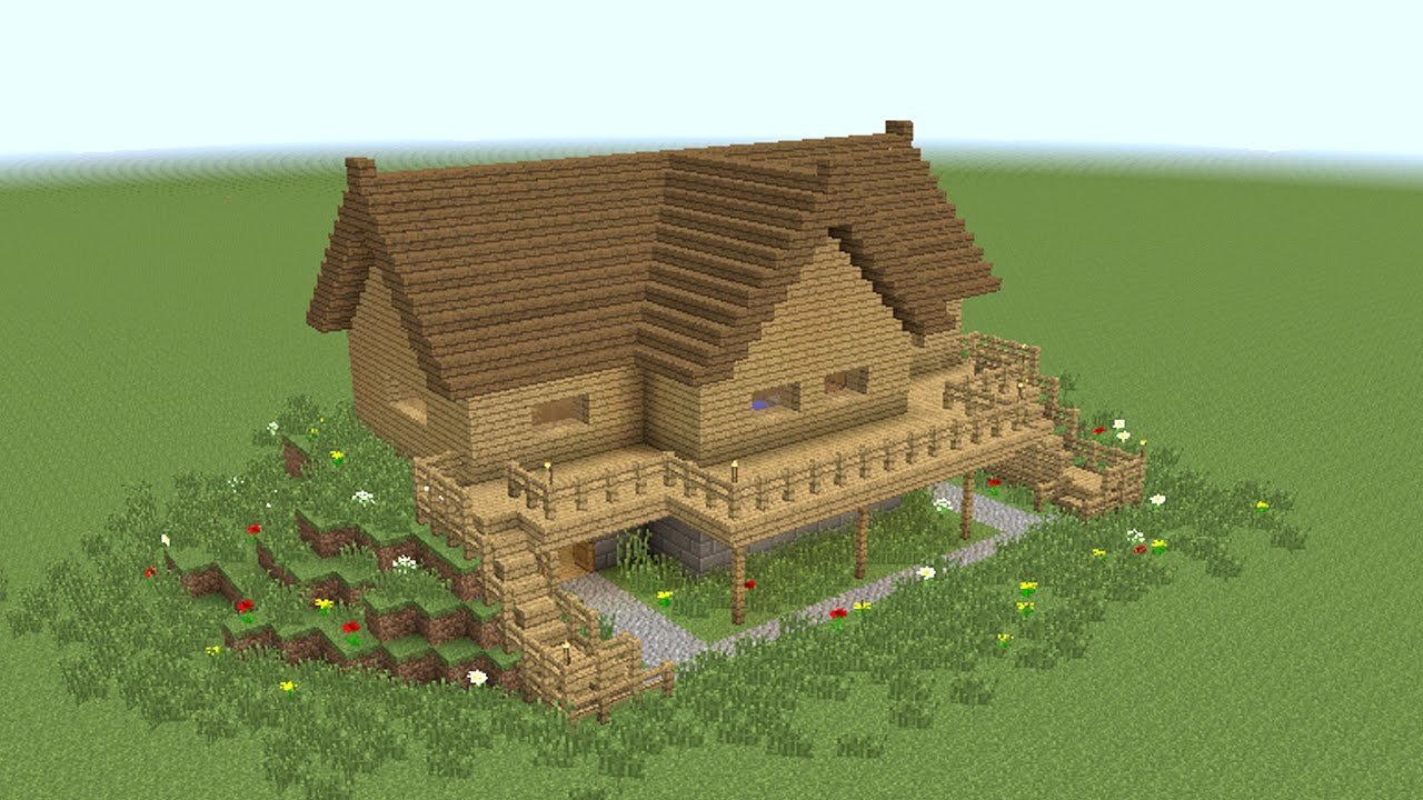 マイクラ 建築初心者でも作れる！木2種類のオシャレな家の作り方を紹介マイクラモール