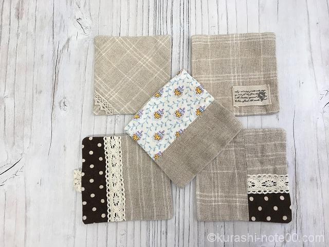 ハギレ活用！ 簡単に作れるシンプルコースターの作り方 - 縫いナビ 生地のマルイシ