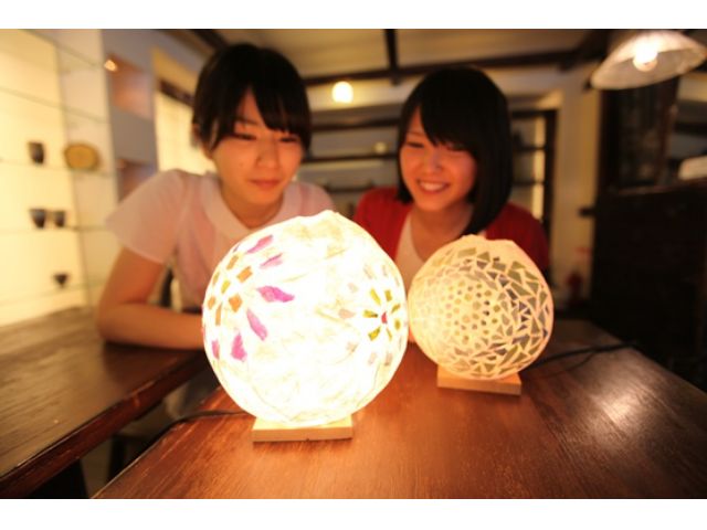 東京 初心者歓迎！和紙ランプシェード作り体験！夜を優しく灯す「ムーンライト」♪ プレゼントにも！ 作って楽しい、使って楽しい！アクティビティジャパン