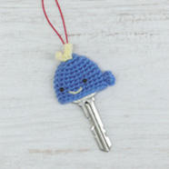 もふもふシマエナガ・羊毛フェルトのキーケースの作り方mocharina＊布あそび