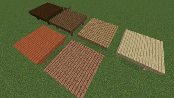 Minecraft 染料と材料の一覧表