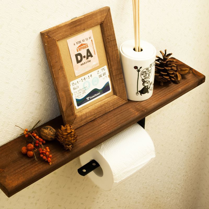 片手で切れる キッチンペーパーホルダーをDIY‼️ ガス管にセリアのブリキプレートをプラスして、機能性アップ✨ ガス管＋100均DIY-なつみかんのDIY ～素人でもできる賃貸diy～