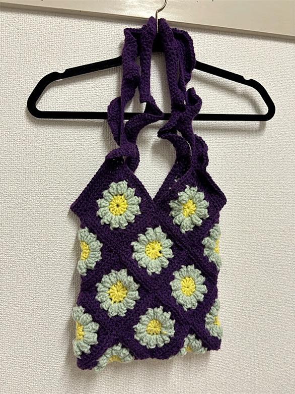 簡単編み図 ぽこぽこ模様 - モコタロウブログ 編み物