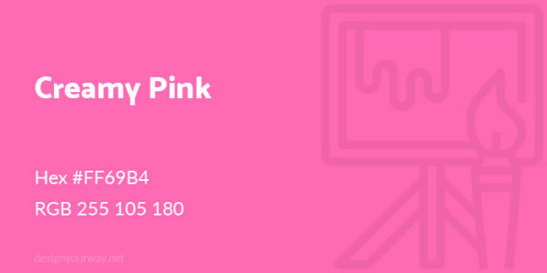 ピンクパールECDDFA の色見本と配色事例、合う色色探 求人