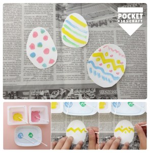 綿棒で楽しむ花火スタンプ遊び