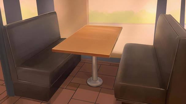 漫画背景 店舗_背景素材集26 ファミレス _トーン -背景倉庫 のイラスト - pixiv