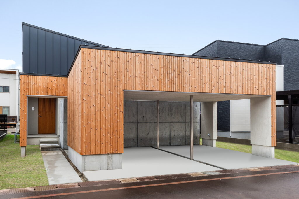 インナーガレージ新潟の注文住宅・デザイン住宅・新築の住まいディテールホーム