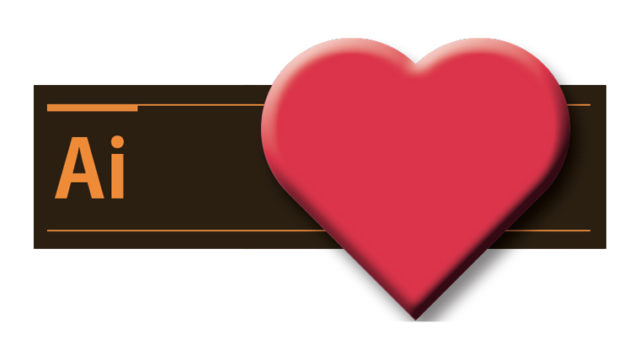 イラレ初心者向け Illustratorで作る簡単なハートの作り方イラスト制作会社アットのイラストレーターブログ