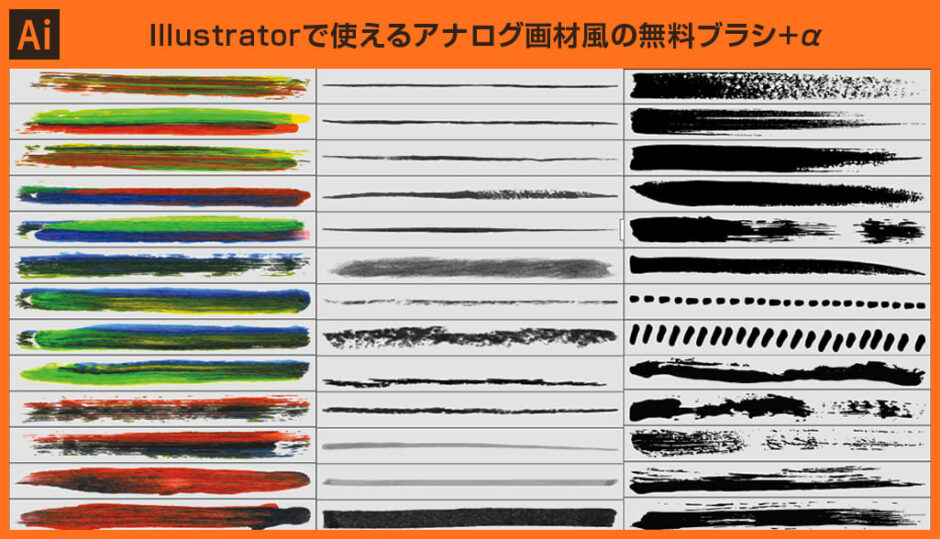 Photoshop ＆ Illustrator用レースのブラシセット 商用可・AI・ABR－ Free-Style – ALL FREE