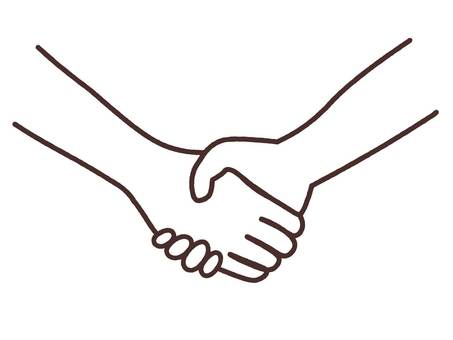 親子の手 手つなぎ 背景なし 透過PNG：イラスト無料