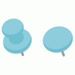 刺さった画鋲のイラストかわいいフリー素材集 いらすとや