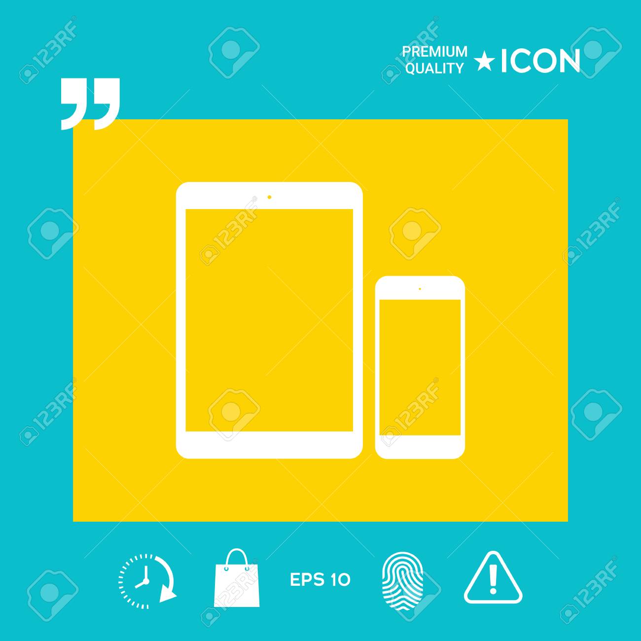 ビジネスアイコンセット 黄色イラスト素材6595695- フォトライブラリ