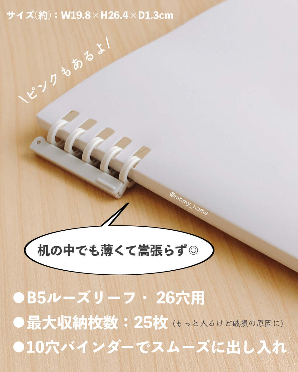 ダイソーの２穴バインダーをカスタマイズしてみた - meltyicesticker's shop