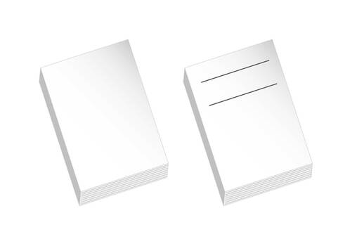 空白の本モックアップ。ベクター EPS 10 図。白い背景。のイラスト素材・ベクター Image 38816225