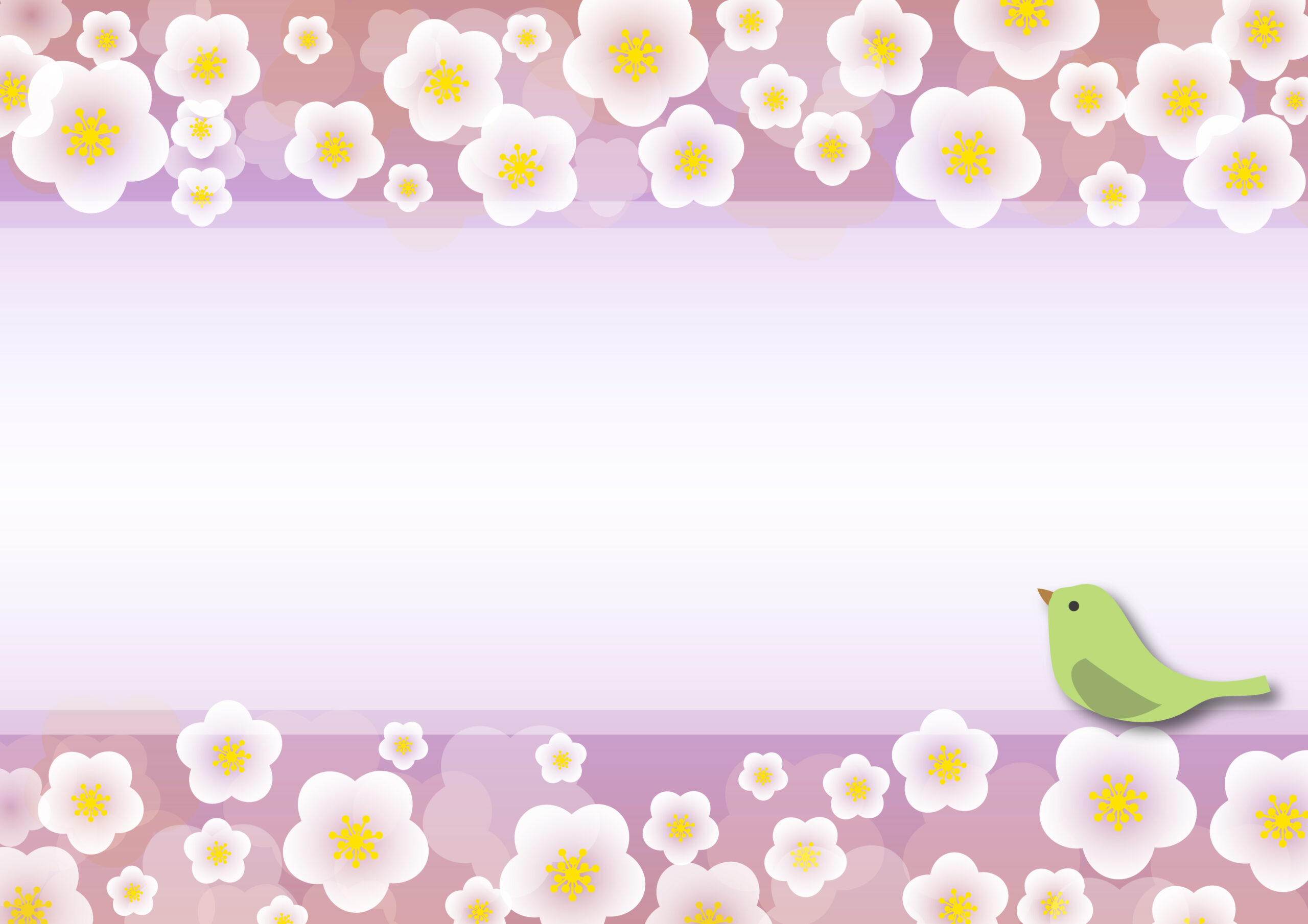 花をあしらったフレームがかわいい無料パワーポイントテンプレートおしゃれパワーポイント無料テンプレート