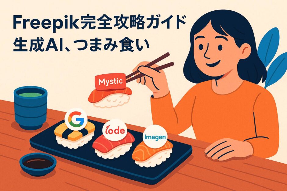 Freepikの無料プランで高画質なAI画像を生成する方法