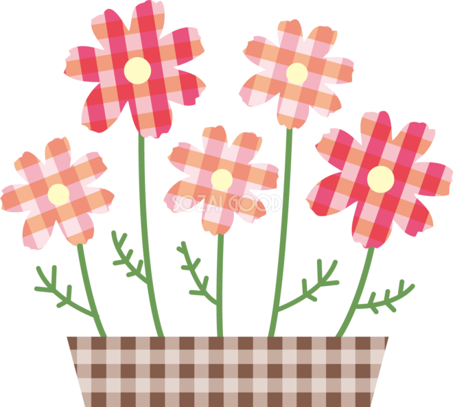 ギンガムチェック柄背景格子柄 の背景～おしゃれなフリーイラスト素材