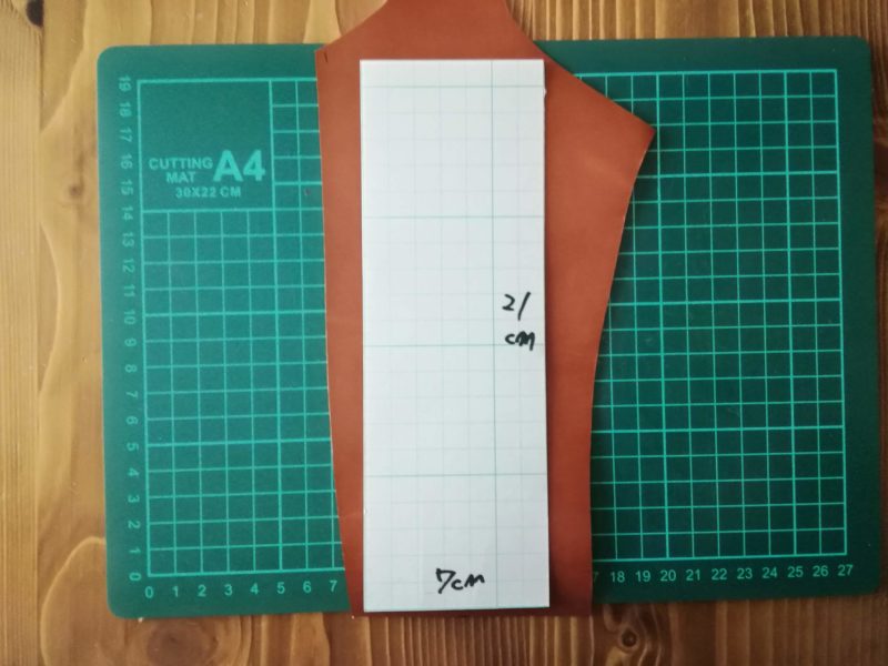 part2 二つ折りカードケース 4枚収納+α の作り方 レザークラフト 型紙販売