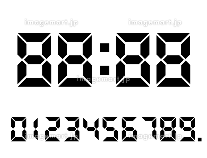 デジタル数字 セット イラスト素材508572- フォトライブラリ