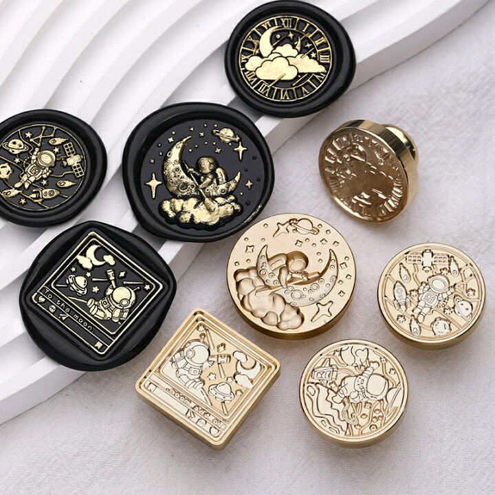 cotta シーリングスタンプ風シール 3柄×3片ギフトシールお菓子・パン材料・ラッピングの通販 cotta＊コッタ