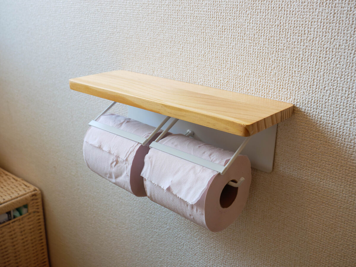 送料無料≪DIY素材≫ オリジナルキッチンペーパーホルダー 木枠タイプダブル 3タイプ 1個単品STP06-SETSQUAREONLINE SHOP