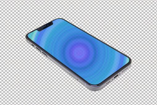 透過 スマホ枠１６：９白 フリー素材- ニコニ・コモンズ