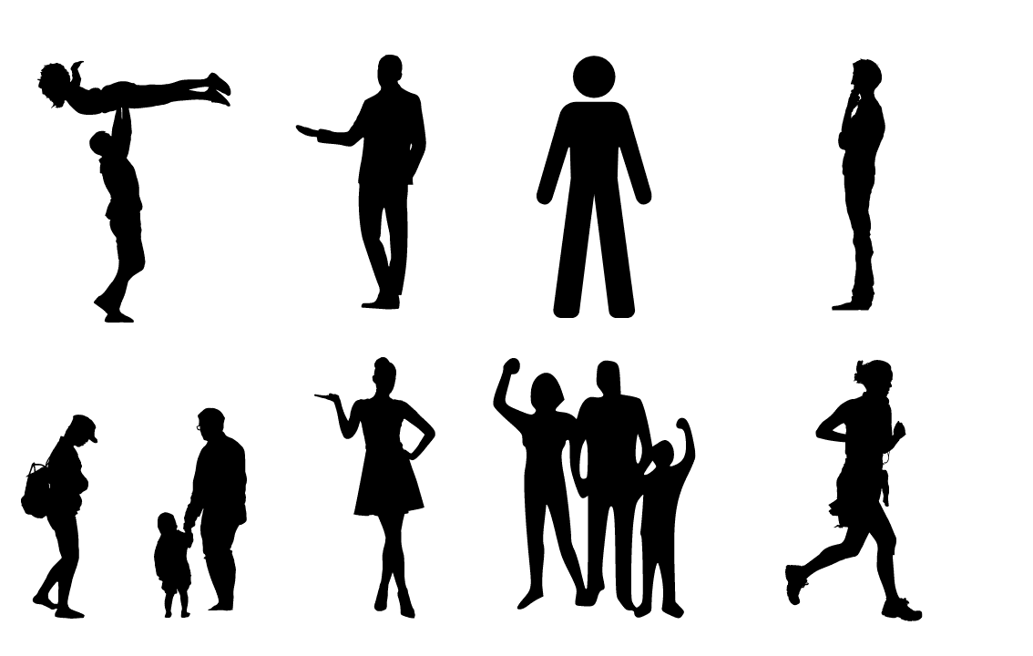 人 シルエット 画像 - Freepikで無料ダウンロード