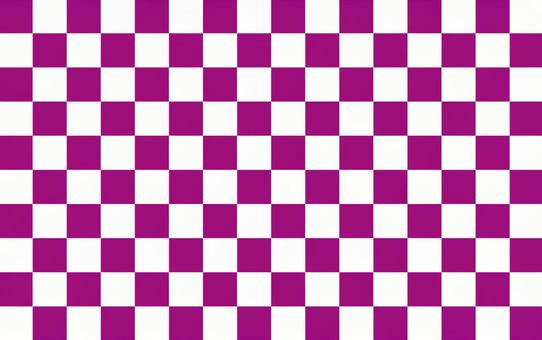 市松模様 チェッカーパターン のフレーム素材・緑：イラスト無料