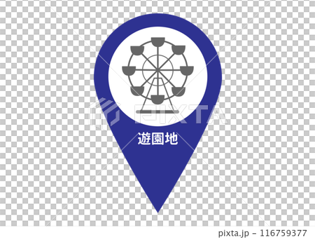 観覧車シルエット イラストの無料ダウンロードサイト「シルエットAC」