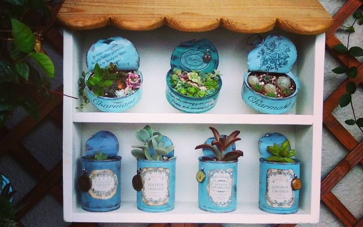 ダークピンク色のリメイク鉢で作る癒しのガーデン