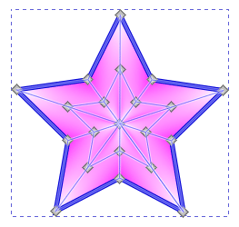 メッシュグラデーション Inkscapeのエクステンション.えず