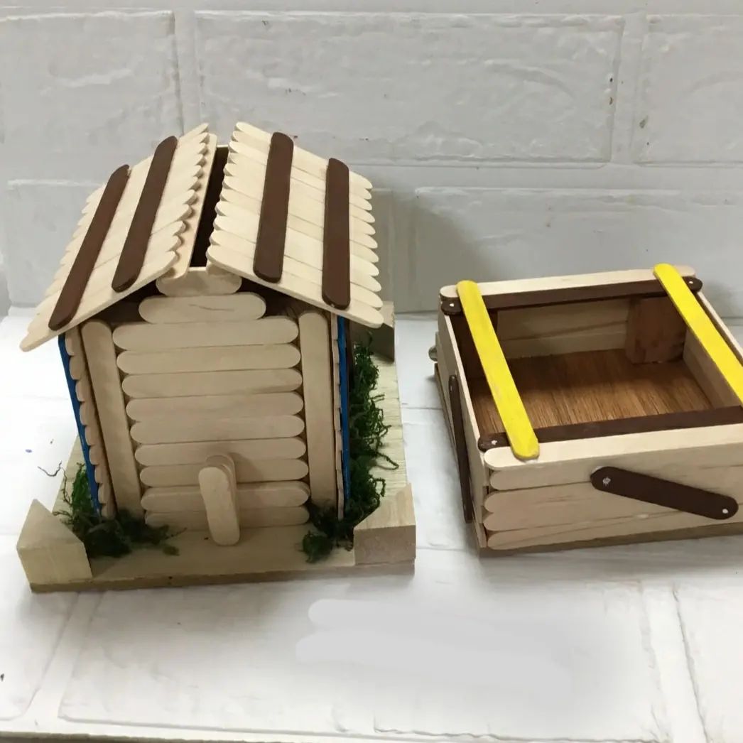 アイスの棒 家にあった大量のアイスの棒で観覧車作ってみた結果