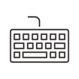 パソコンのキーボード 白 イラスト - No: 1418660無料イラスト・フリー素材なら「イラストAC」