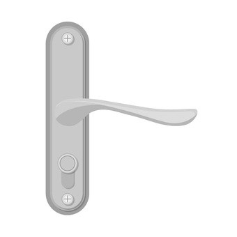 ドアノブはハンガー空テンプレートベクトルイラスト青線画像を邪魔しないのイラスト素材・ベクター Image 91480597