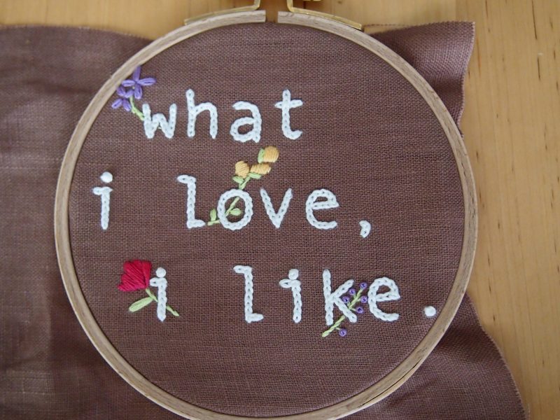 フレンチノットステッチ」の刺し方 刺繍 ぬくもり