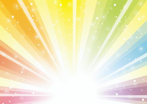 虹色の空間に光 28131001655 の写真・イラスト素材アマナイメージズ