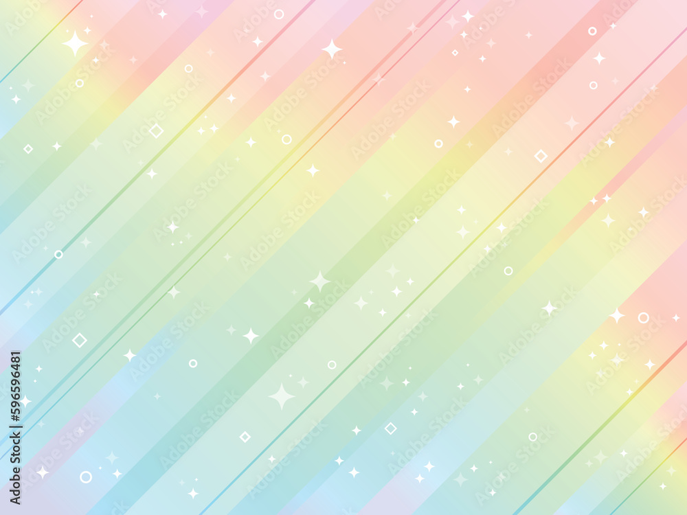 虹レインボー・グラデーションフレーム 枠無料イラスト素材素材ラボ