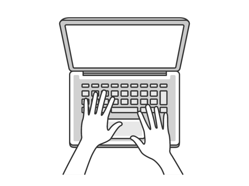 ノートパソコンのイラスト商用可・フリーイラスト素材ソコスト