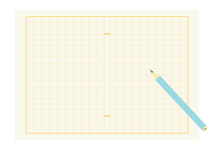 原稿用紙のイラスト