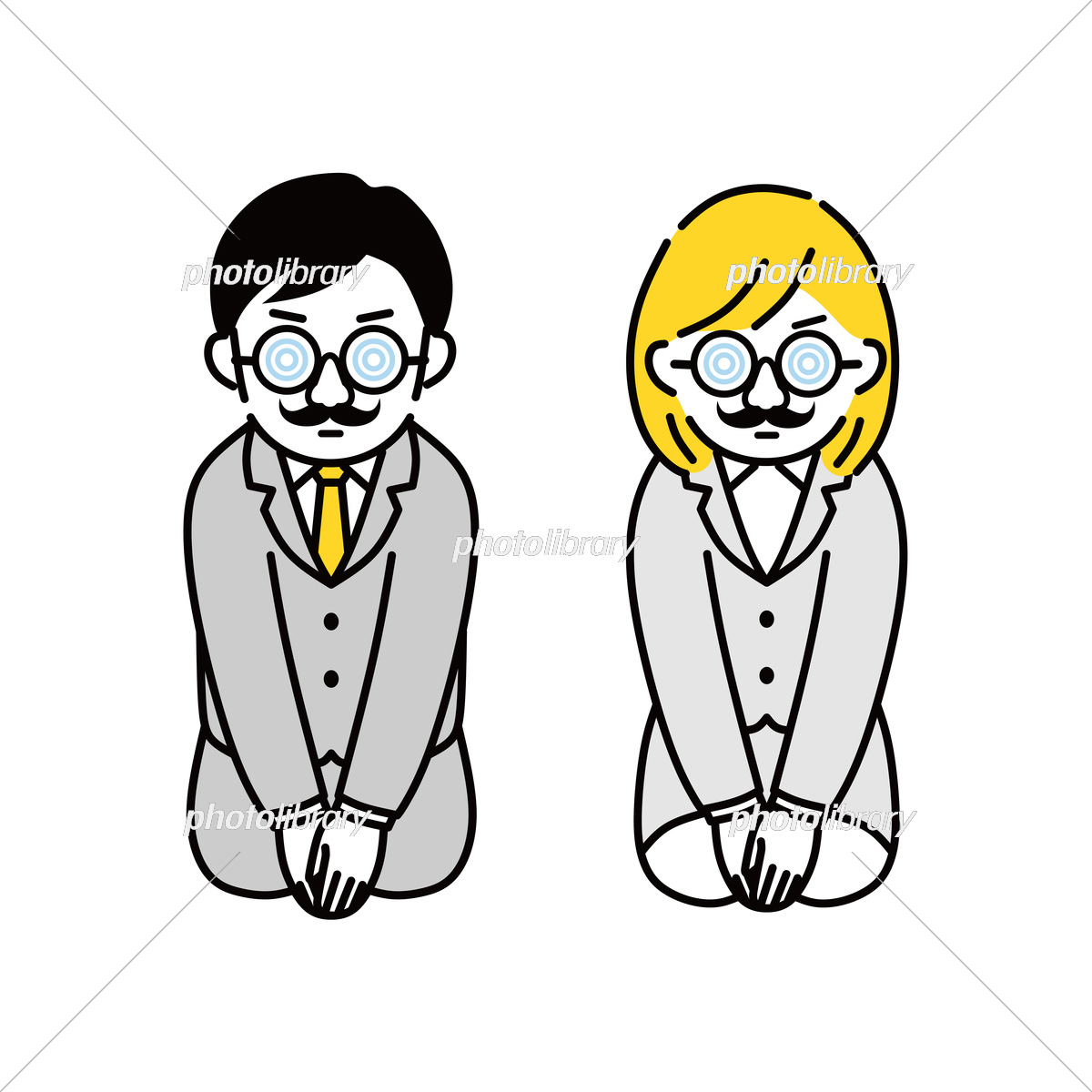 よろしく – illust STAMPOイラスト スタンポ