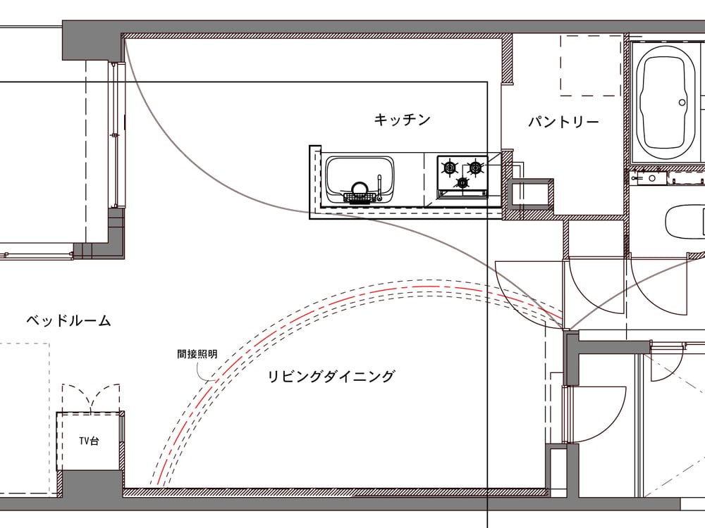 一般的な間接照明建築設計研究所
