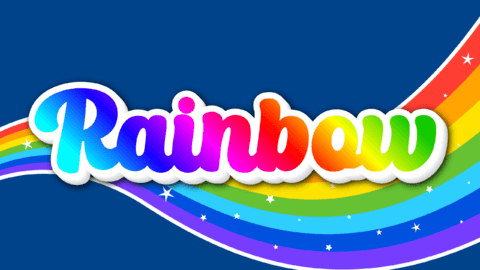 ロゴ販売サンプルです。虹色・家・輪・ロゴ・マークデザイン1199をイメージしたロゴデザインです