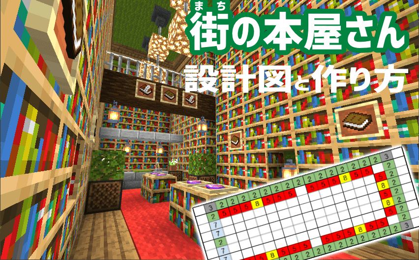 シャッター通りと化した商店街を作る Minecraft- Minecraft街発展にっき