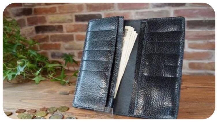 カードケース インナー出来上がりです。めきちゃんの革細工 レザークラフト