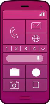 歩きスマホ：イラスト無料